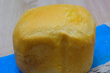 fresh bread taken out of the oven