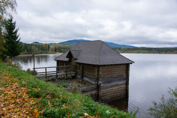 Fototapeta na wymiar Pond Olsina, South Bohemia, Czech republic