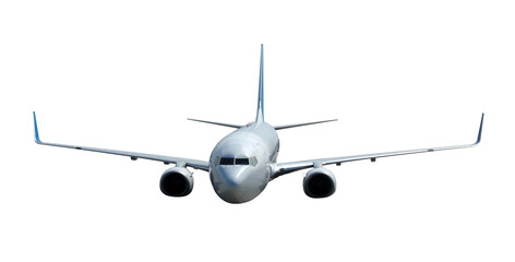 Airplane isolated on white