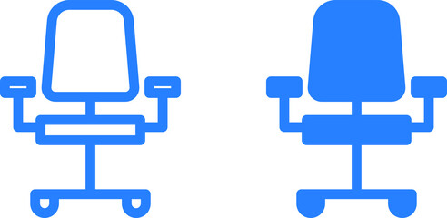 chair icon. office chair icon vector