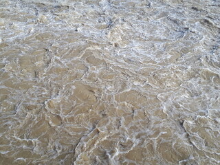 Obraz premium Water, reflex, river, waves, foam