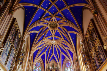 Naklejka premium Interior of the old chapel