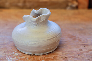 Broken Little Pot Before Firing