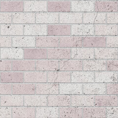 Cracked brick wall background in 12x12 design element for concrete textures and backdrops