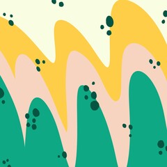 Cute hand drawn color abstract background. Unique texture template design for invitations, cards, websites, wrapping paper, textile