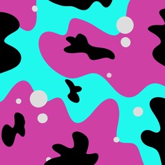 Cute hand drawn color abstract background. Unique texture template design for invitations, cards, websites, wrapping paper, textile