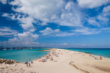 Fototapeta na wymiar Playa en Formentera