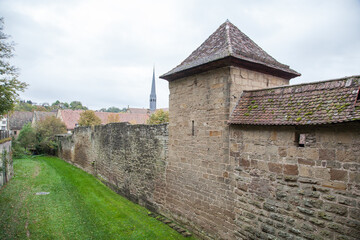 MAULBRONN-0CTOBER 10,2014:Maulbronn Abbey, Germany, medieval Unesco World Heritage monument at October 10,2014