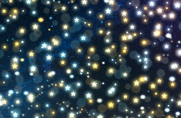 Fototapeta na wymiar Sparkling background with stars. Christmas background.v