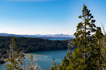Fototapeta na wymiar Nahuel Huapi lake, Bariloche, Argentina.