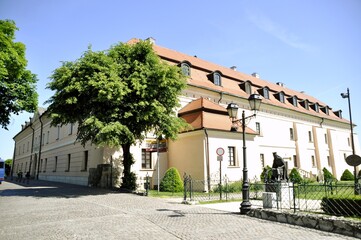 Fototapeta na wymiar Gotycki Zamek Królewski w Niepołomicach w Małopolsce, 