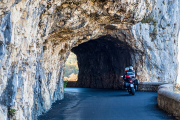 Landscape of Vercors in France - view of Combe Laval, Col del la Machine