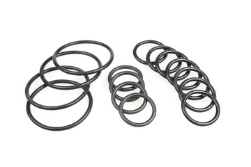 round rubber gaskets of different sizes