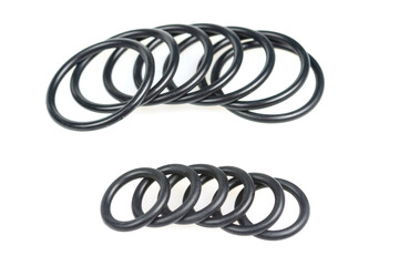 round rubber gaskets of different sizes