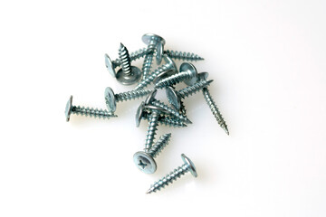 industrial sharp screw for loose fastening close-up