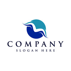 Seagull Logo Design. Vector. Graphic. Abstract Seagull Design 