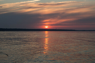 Sonnenuntergang in Prerow