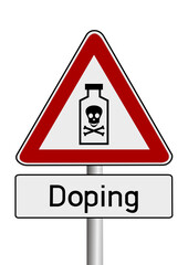 Giftflasche Doping