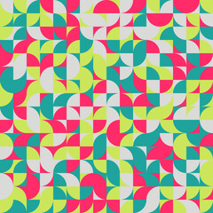 Abstract Geometric Pattern generative computational art illustration
