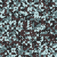 Abstract Geometric Pattern generative computational art illustration