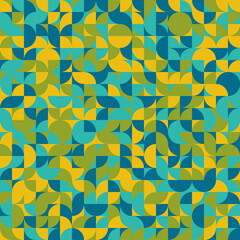 Abstract Geometric Pattern generative computational art illustration