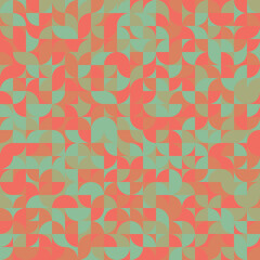 Abstract Geometric Pattern generative computational art illustration