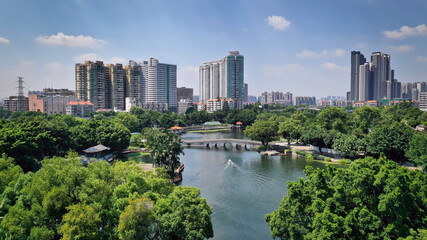 Fototapeta premium Liwan Lake park in Guangzhou, China