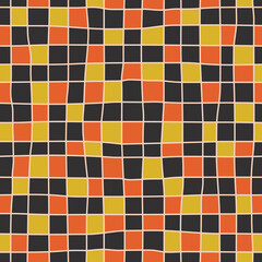 Vector retro bright seamless geometry pattern design