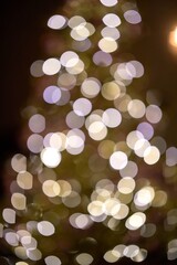 Christmas tree lights blurred background out of focus blurry soft glow