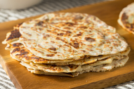 Homemade Norwegian Potato Lefse Flatbread