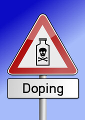 Giftflasche Doping