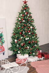 decorated christmas tree