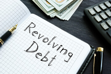 Revolving Debt is shown on the business photo using the text