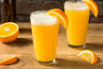 Boozy Refreshing Beermosa Cocktail for Brunch