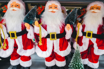 bonitos arreglos de papa noel, navidad, fiestas