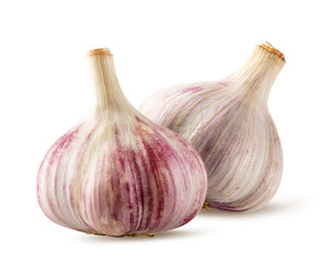 Garlic isolated on white background