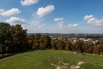 Obraz premium Panorama of the city of Chelm in eastern Poland,