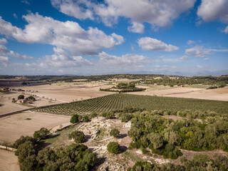 Naklejka premium Son Fornés site, Montuiri, built in the Talayotic period (10th century BC), Mallorca, Balearic Islands, Spain