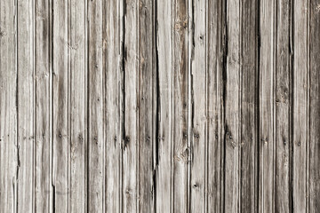 Wood texture. Raw brown wooden wall background. Rustic tree desk. Knots pattern. Countryside architecture wall. Village building construction. Old gray wood background.