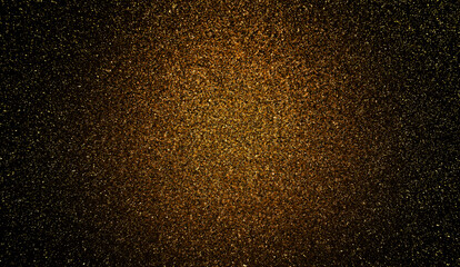 Fototapeta na wymiar Shiny gold and black gradient glitter texture background