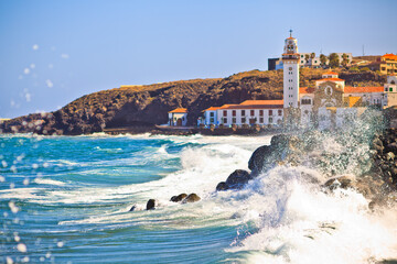 Obraz premium Ocean beach in Candelaria, Tenerife, Spain
