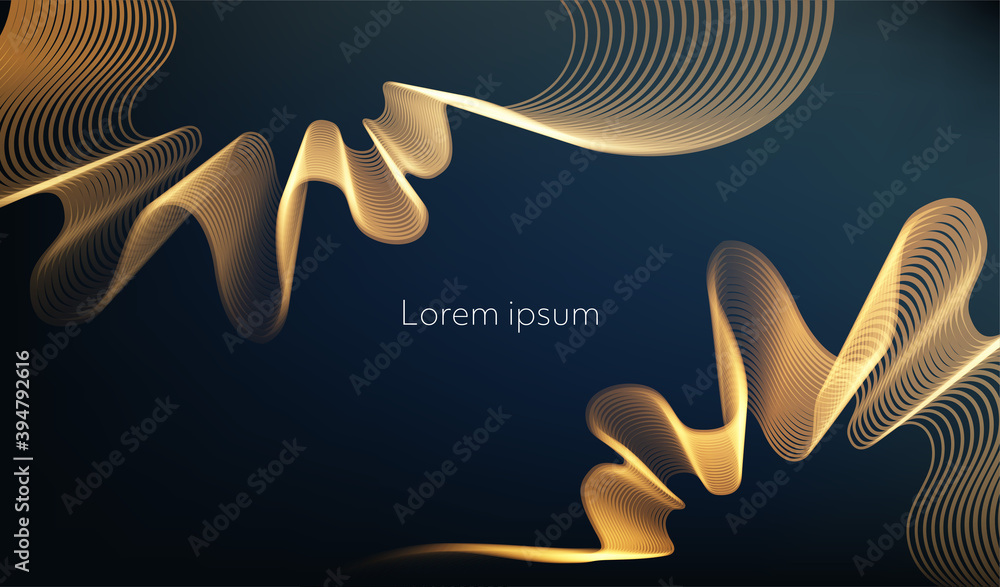 Aufkleber Moving colorful abstract background. Dynamic Effect. Vector Illustration. Design Template.