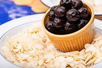 Amarena Cherries and Almond Slivers