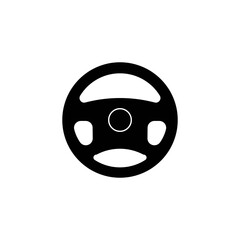 steering wheel icon logo