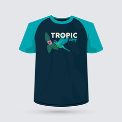 tropic shirt print wear with bird