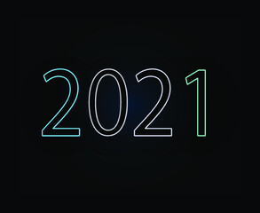 2021 new year background