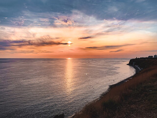 Obraz premium sunset over the black sea