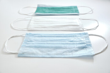 mask on a white background