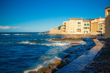 Fototapeta premium view of the city of the sea