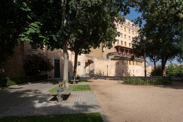 Obraz premium Park in Segovia, Spain